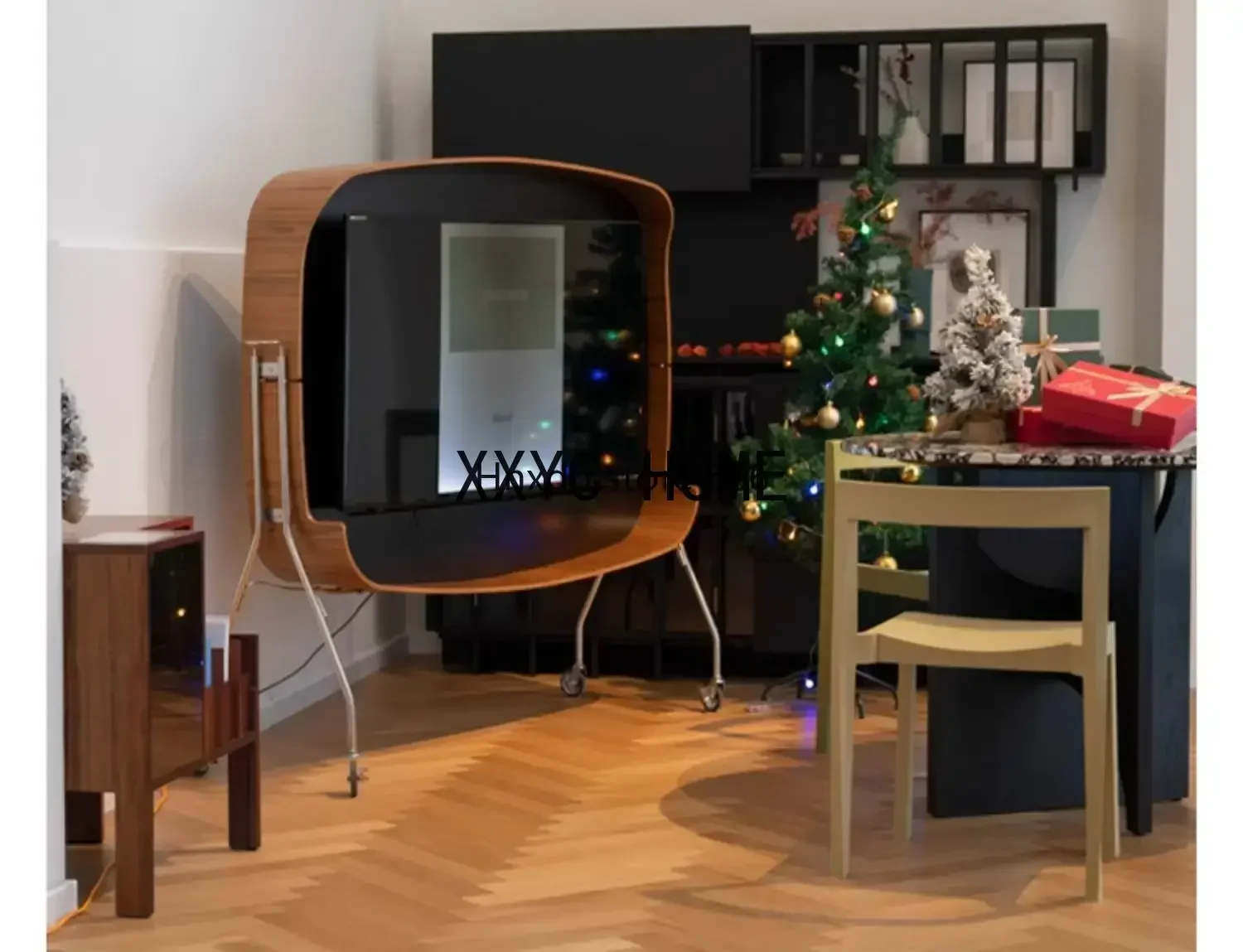 

Mobile TV cabinet Small apartment simple modern light luxury high-end floor bracket suspended