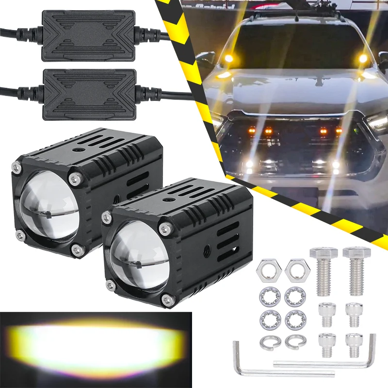 50W Additional Led Headlights for Motorcycle Universal Car Spotlight LED Motorcycle Headlight Auxiliary 12V 24V Car Lamp