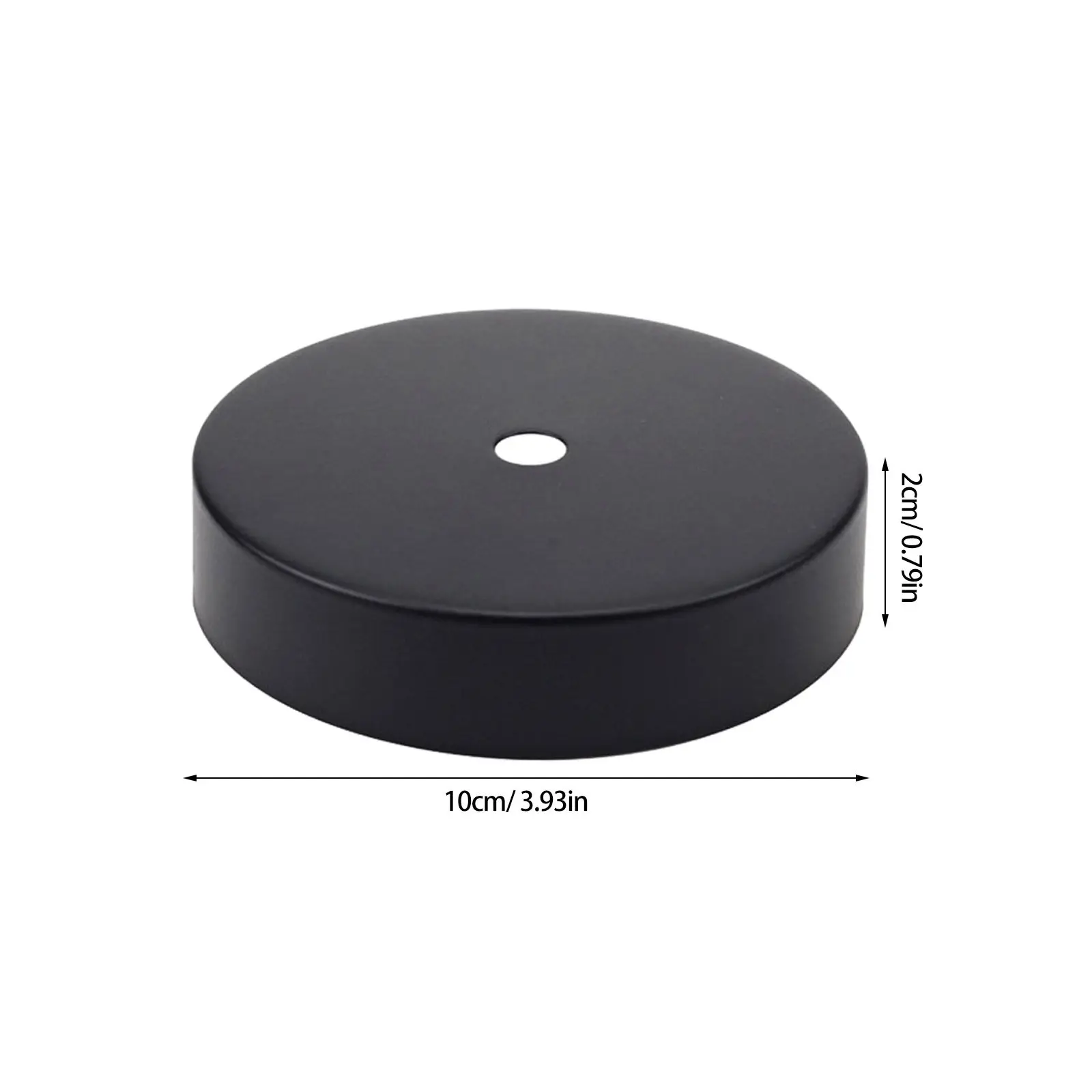 Round Ceiling Canopy Plate Kit for Chandelier – Iron Round Base Hole Cover for Pendant Lighting DIY Installation view 2