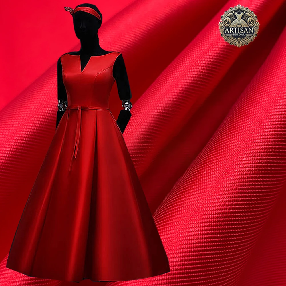 Tela de satén Mikado de lujo por yarda, vestidos de novia, vestidos de noche, trajes de graduación, proyectos de costura DIY