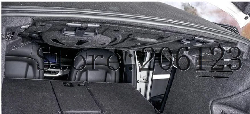 2016 2017 2018 2019 2020 2021 لأودي A4 B9 A4L سيارة التصميم سيارة جذع عازلة للصوت القطن حصيرة ملصقا حماية 1 قطعة/المجموعة