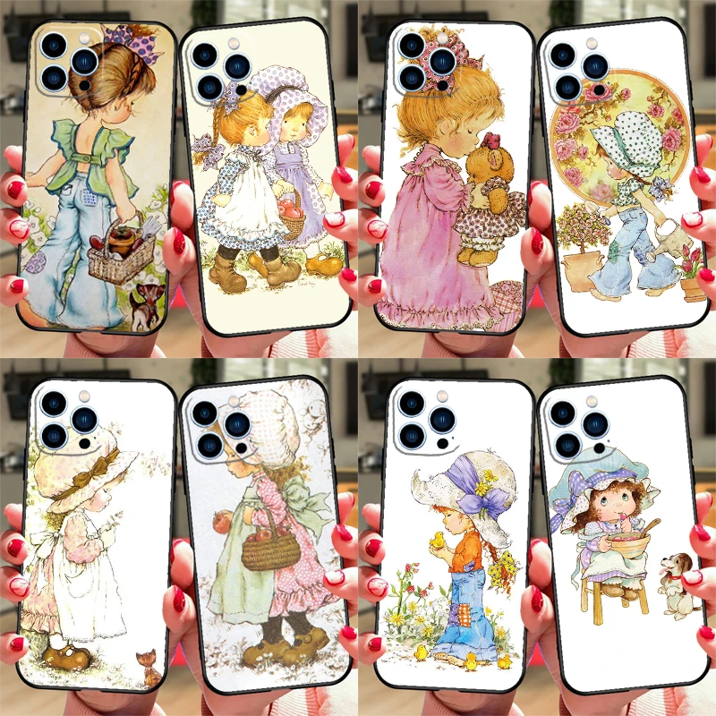 Sarah Kay Muster Hülle für Samsung Galaxy A26 A16 A06 A55 A35 A15 A32 A12 A22 A52 A54 A34 A14 A56 A36 A13 A53