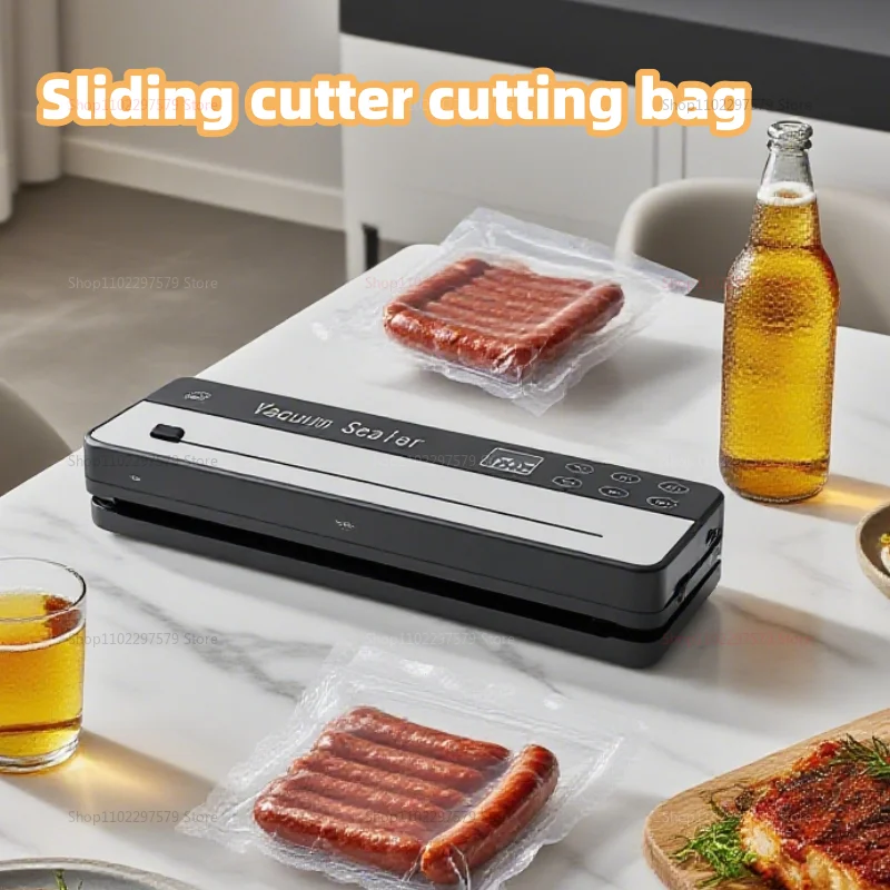 강력한 흡입력을 갖춘 진공 밀봉기, 신선 보관을 위한 식품 보호 도구, 가정용 주방을 위한 간편한 작동 밀봉 시스템