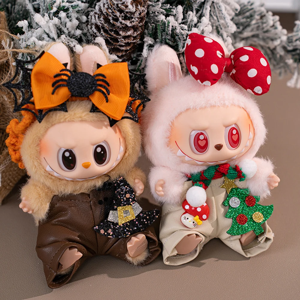 

Fun Workwear Set for 15/17cm Labubu Halloween and Christmas Workwear Gifts Fashionable Clothing