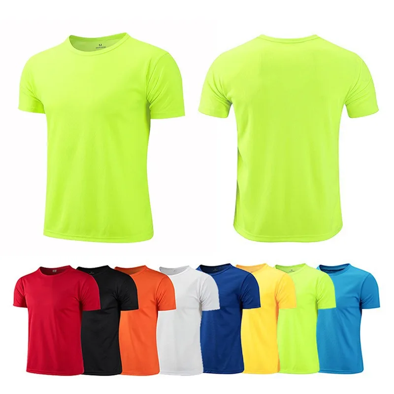 T-shirt d'été à col rond à séchage rapide, uniforme de travail à manches courtes, tee-shirt de campagne électorale pour hommes et femmes
