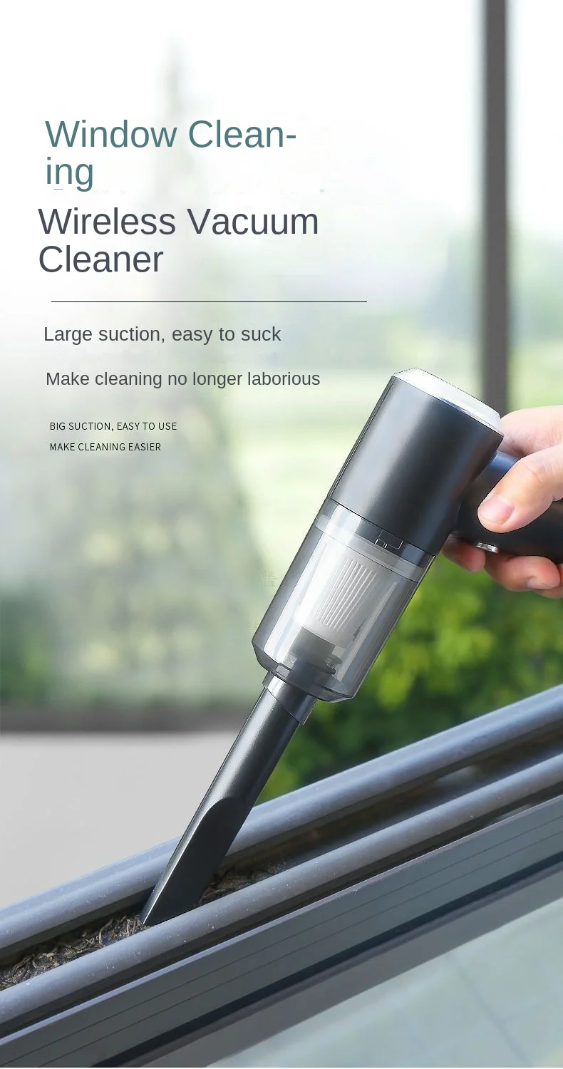 Wireless car vacuum cleaner, automatic robot, bath suction, determination pounds, 6000Pa,Suction hair