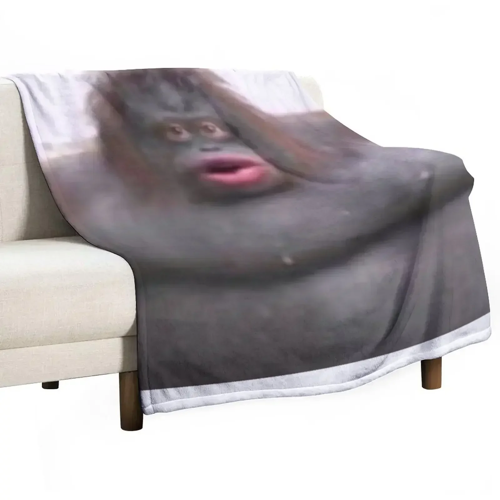 Le Monke Throw Blanket blankets ands Giant Sofa Flannel Fabric Thin Luxury Designer Bed Fashionable Blankets
