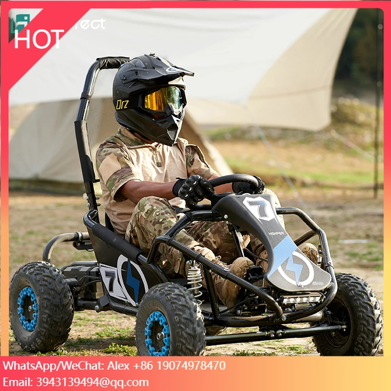 

1000W 48V 12AH Brushless Motor Dune Buggy Go Kart CE Approved Electric Buggy Racing Go Carts For Kids Outdoor Use