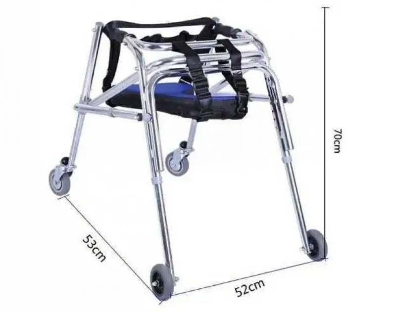 Cerebral Palsy Children Walking Aid Hemiplegic Lower Limb Rehabilitation Training Foldable Thickened Aluminum Alloy Walker