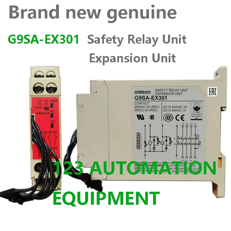 

Authentic New Omron G9SA-EX301 Relays Expansion Unit Safety Relay Unit