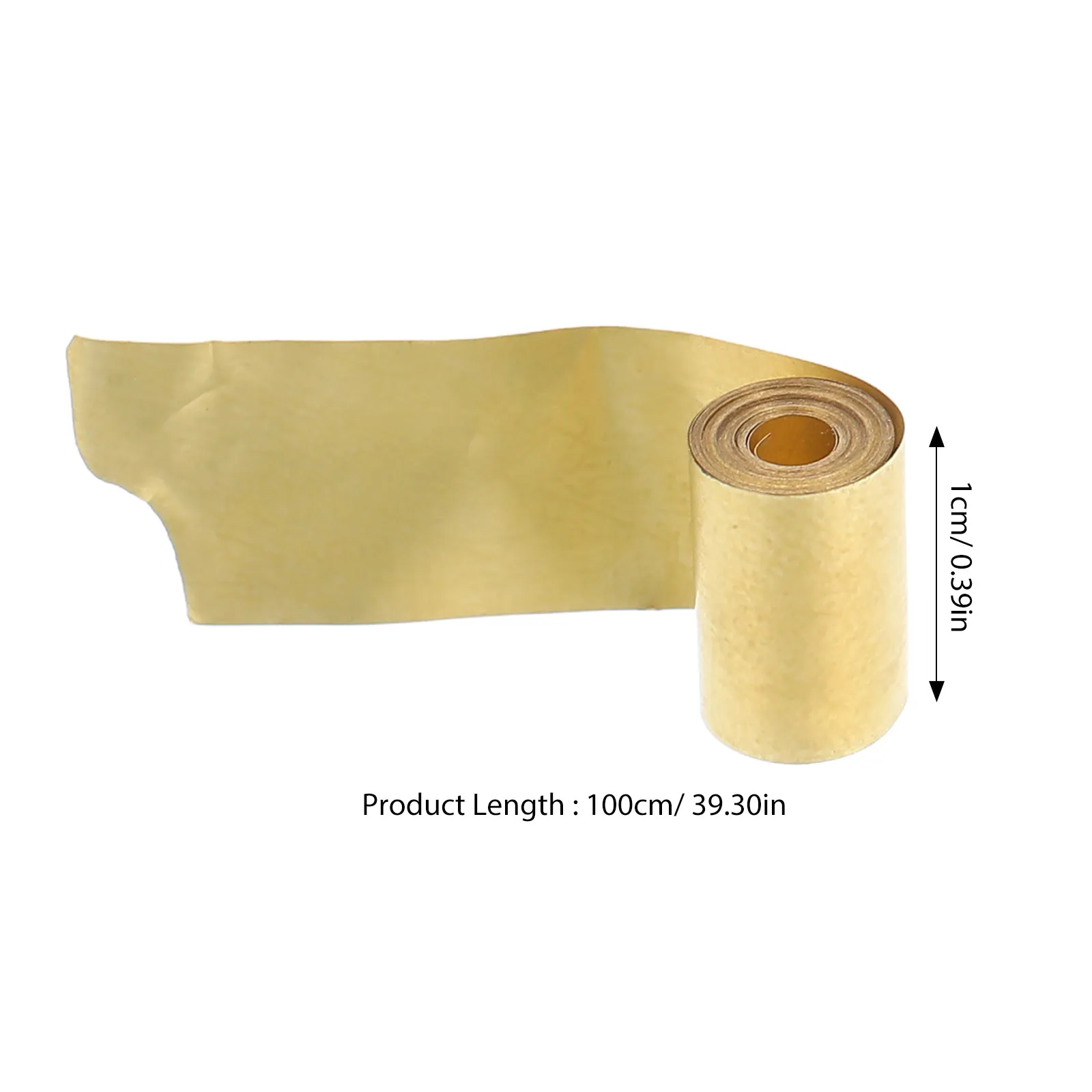 1 Roll Brass Foil Sheet Wear-Resistant Easy to Cut for Crafts Electrical Repairs Grounding Durable Thin Brass Metal Sheet - view 2
