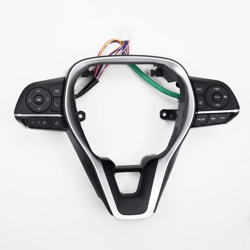 Excellent-Cruise Control Switch Steering Wheel Frame Panel For Toyota RAV4 Corolla Levin 2019-2026 Car Volume Control view 3