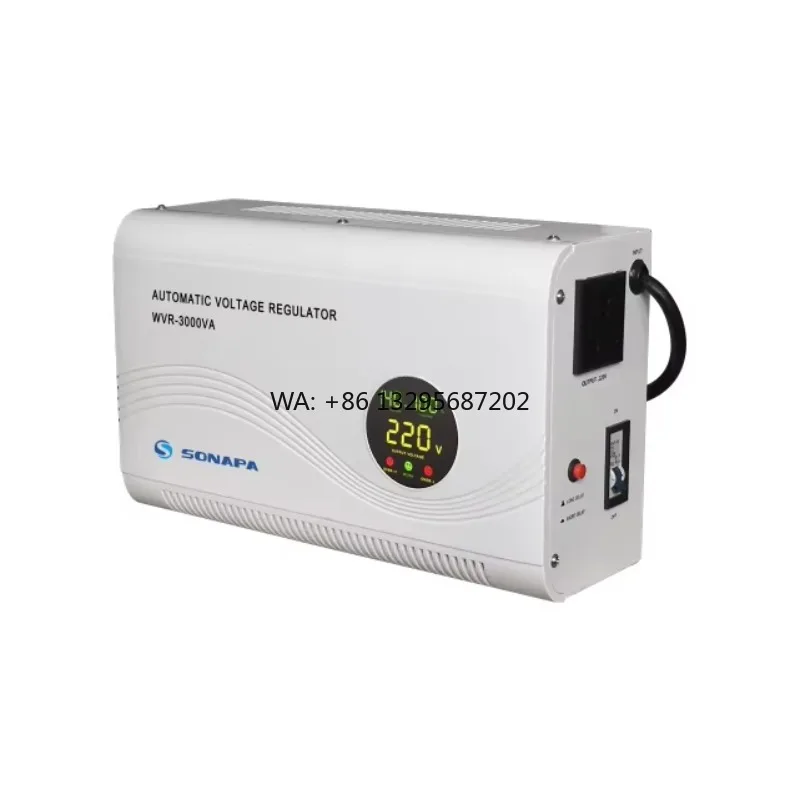 

5kva Wall Mounted Voltage Stabilizer 220V Voltage Regulator Single 100-260V Input Voltage SLIM