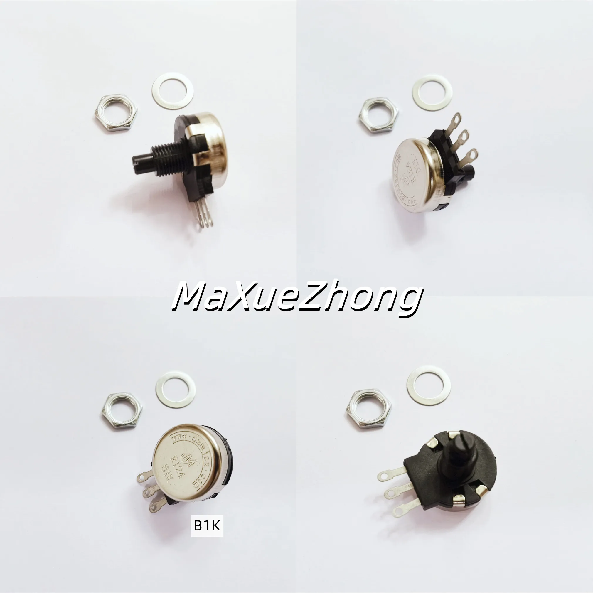 

Original new 100% 24 Type single potentiometer R124 B1K B10K B100K A5K (SWITCH)