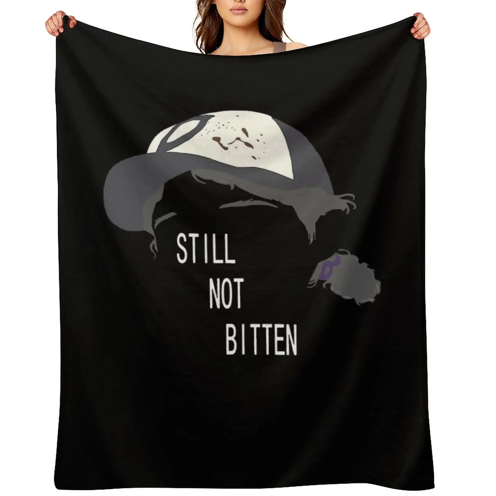 

Telltale Games The Walking Dead Clementine Outline ver Throw Blanket Soft Beds sofa bed warm winter Picnic Blankets