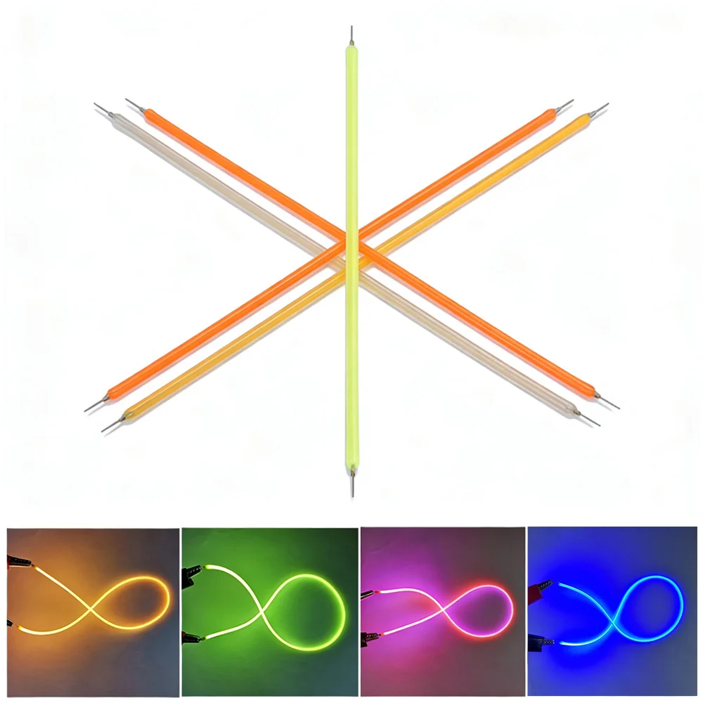 Led Soft Silament DC3V 38 60 80 95 130 145 185 185 200 255 300 360 460 460mm DIY Edison Bulb Flexible Filament Decor Lighting