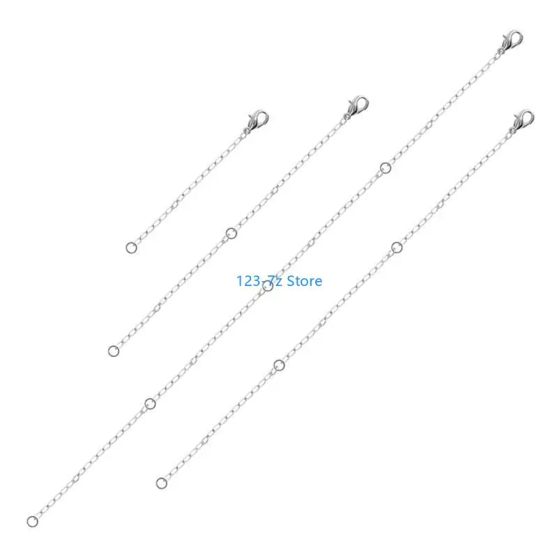 

A9BF Convenient Jewelry Lengthening Chain Lobster Clasp Extended Extension Tail Chain
