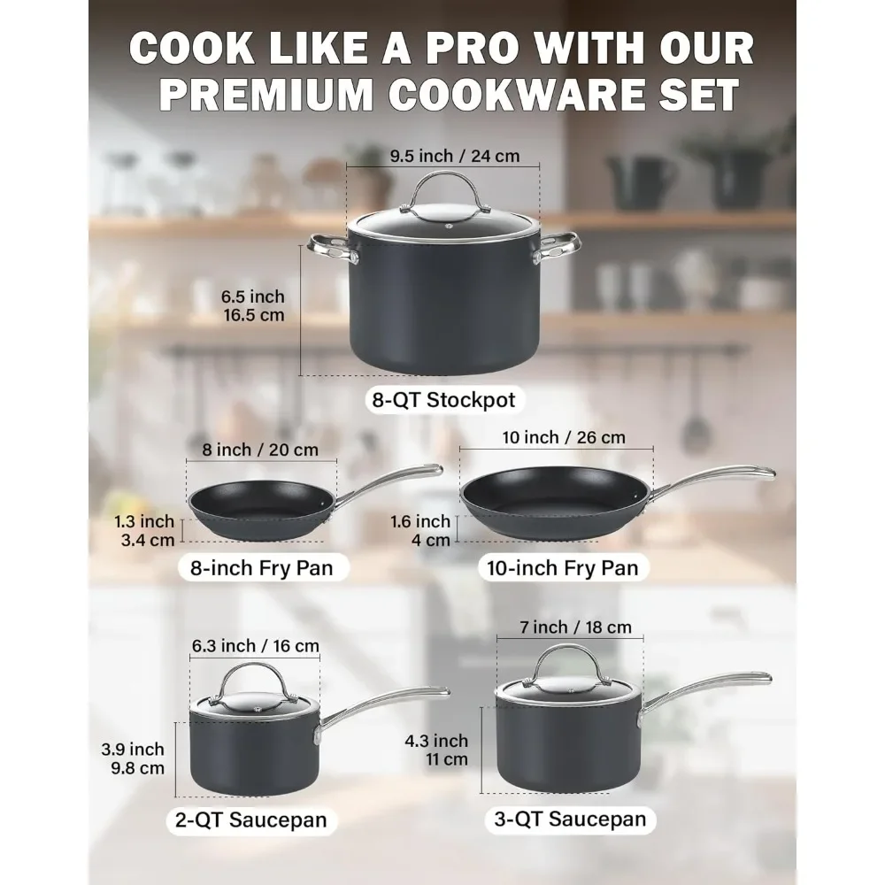 

Video Pan Set of Kitchen Pots Cooking Pots Sets Non-stick Cookware for Kitchen Accessories Salt and Pepper Set Pot Utensils Bbq