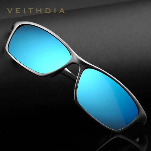 Imagen 2 del producto Gafas de sol VEITHDIA de aluminio para hombre, lentes polarizadas UV400, gafas deportivas para conducir al aire libre, accesorios, gafas de ciclismo para hombre 6520