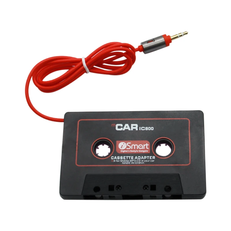 3.5mm Jack Car Cassette Player Tape Adapter Cassette Mp3 Player Converter For Phone Tablet MP3 MP4 AUX Cable CD Player