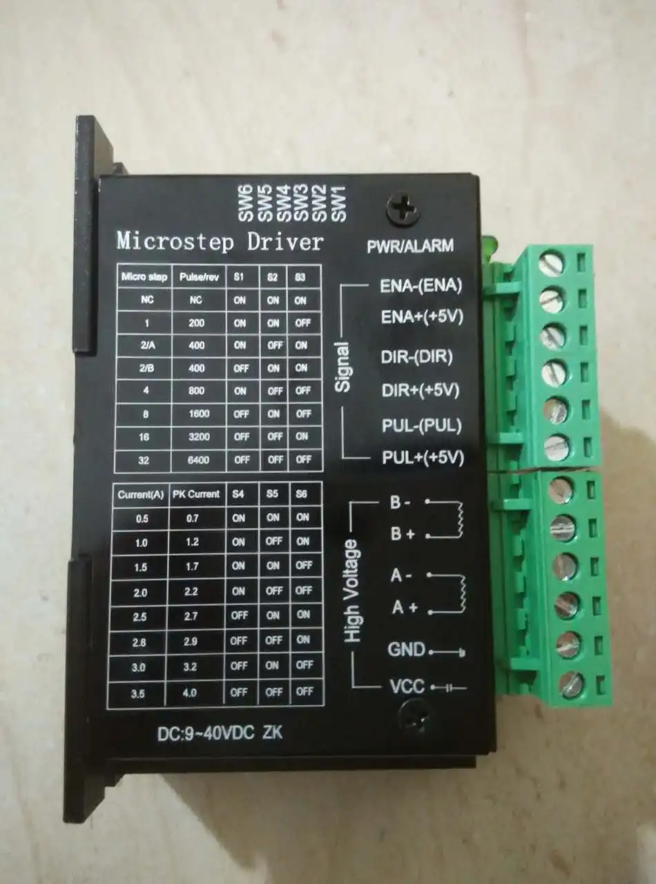 

42/57/86 Stepper Motor Driver TB6600 Upgraded 32div 4.0A 40VDC