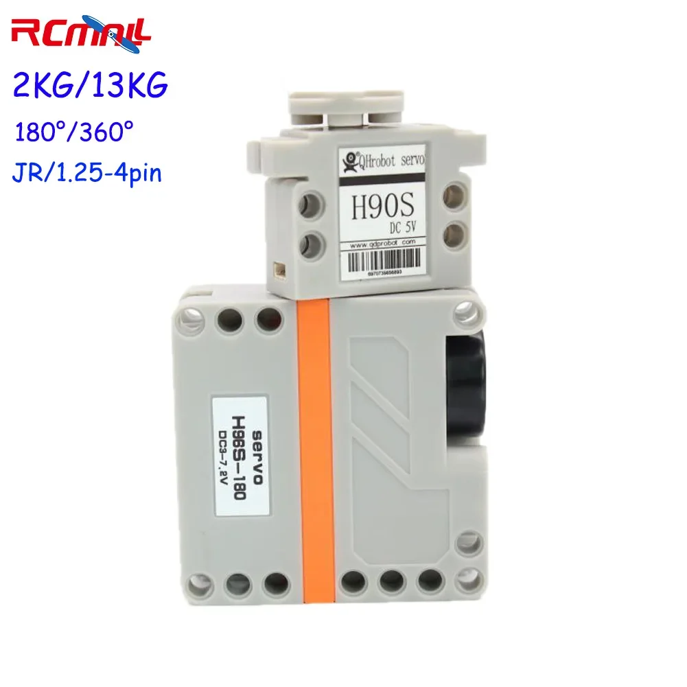 2KG 13KG Building Block Servo High Torque 180 360 Degrees Digital Metal Gear Servo for MixlyScratch Compatible with Legoeds