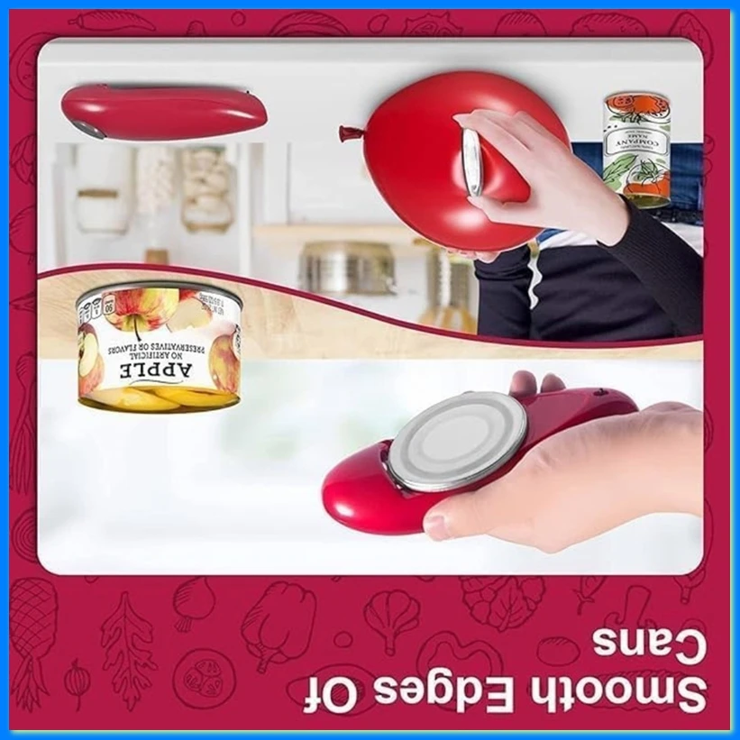 Electric Can Opener -Touch Battery Operated Automatic Can Opener for Seniors and Arthritis Sufferers-A75P