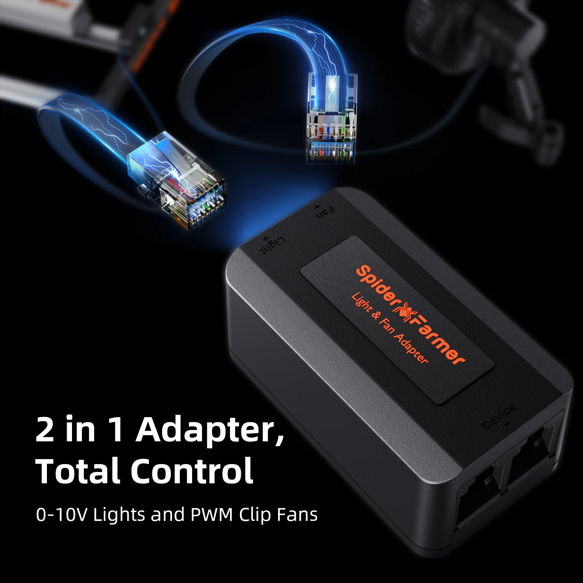 2025 Spider Farmer Genius Grow System AC5 Power Strip Kits شريط ذكي قائم على التطبيق