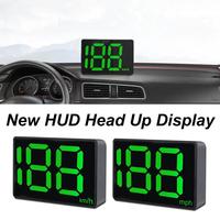 Car HUD Speed Projector Universal GPS Car Speedometer Head-Up Display For Windshield Showing KM/H / MPH Real-Time