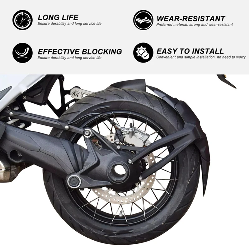 

Motorcycle Rear Wheel Fender Rear Mudguard Extended Edition For BMW R1300GS R1300 GS 2023--T45C