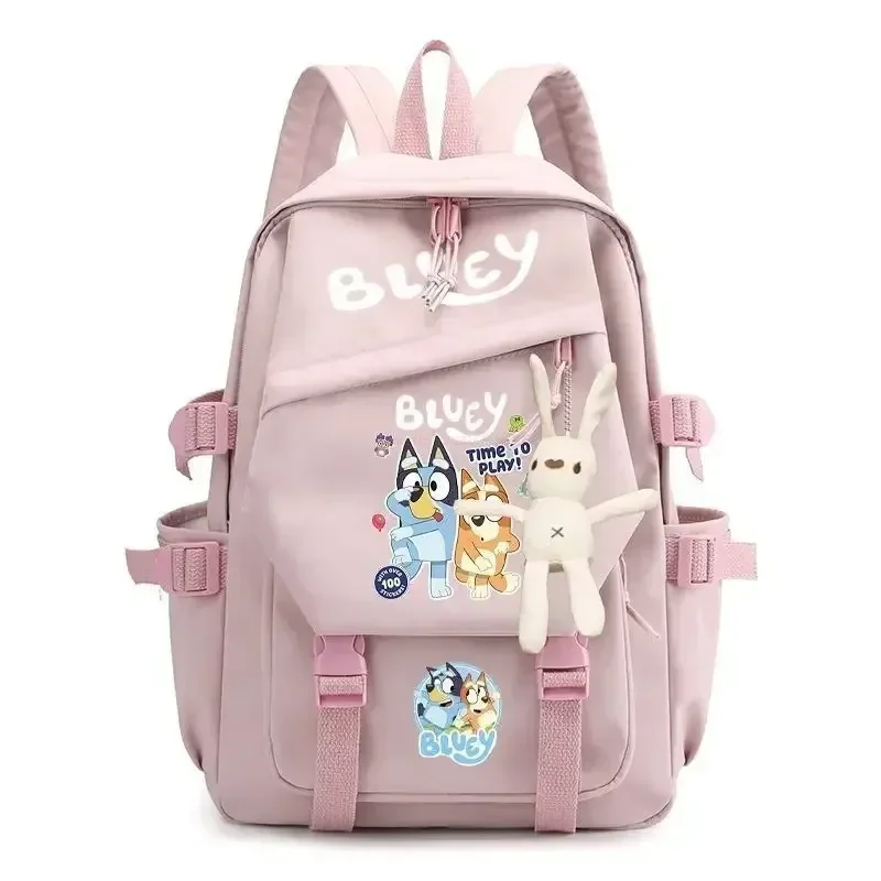 

New Cartoon Cute Bluey Backpack Lightweight Spine Protection Backpack Waterproof Student Large Capacity Backpack Children'S Gift