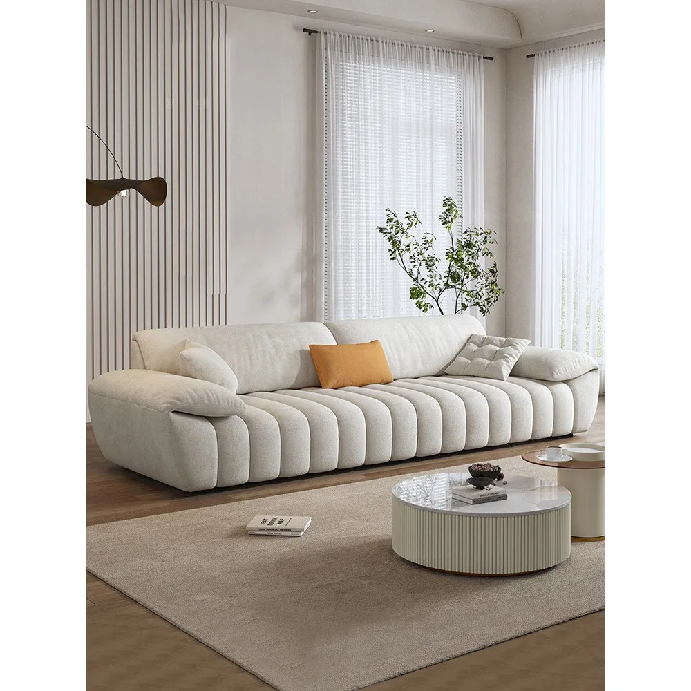 Living room furniture science and technology cloth designer banana boat shape sofa household modern simple fashion