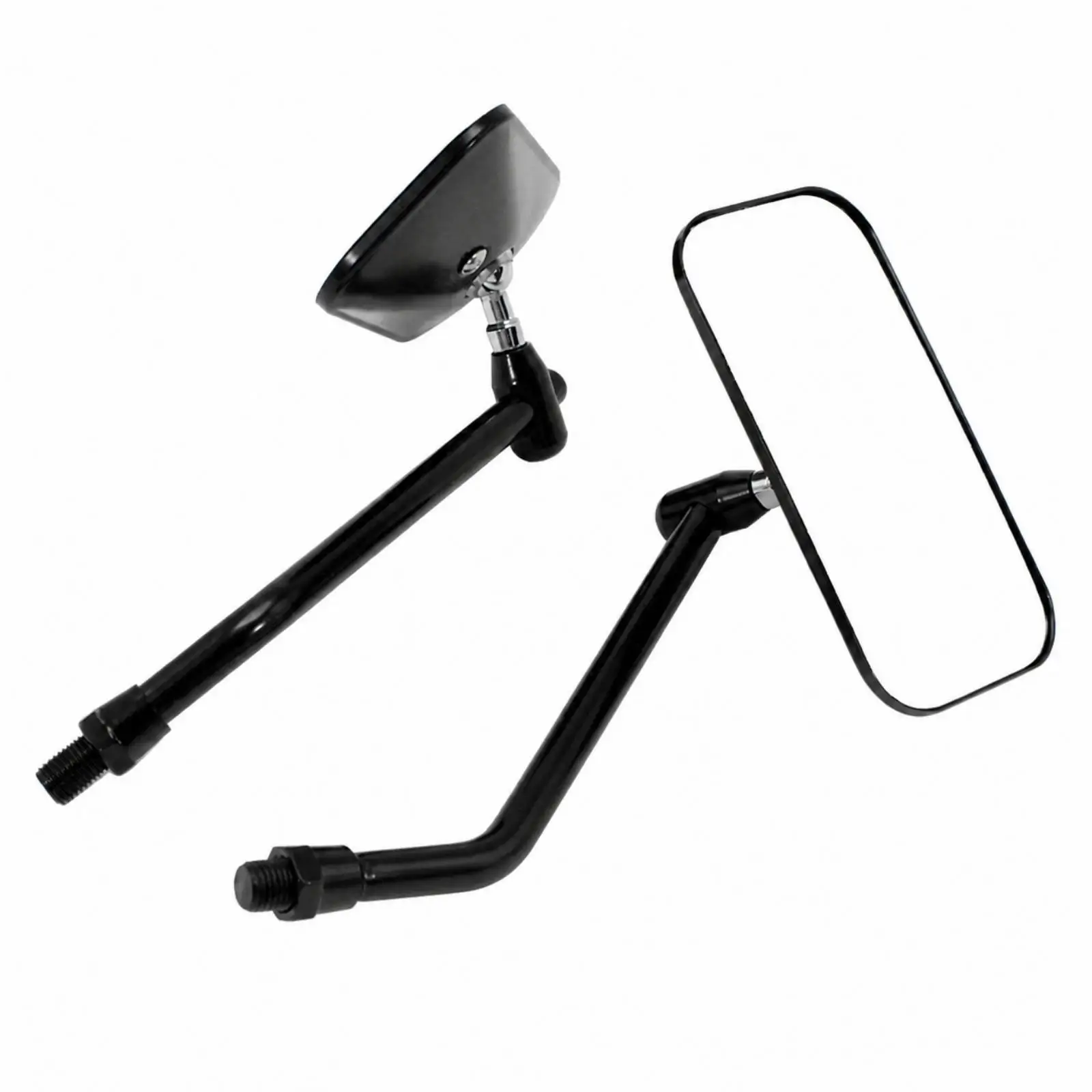 Two-Wheeler Rear-View Mirror Assembly Easy to Install Bike Mirror with Mounting Base Lightweight for Daily Commuting, Electric