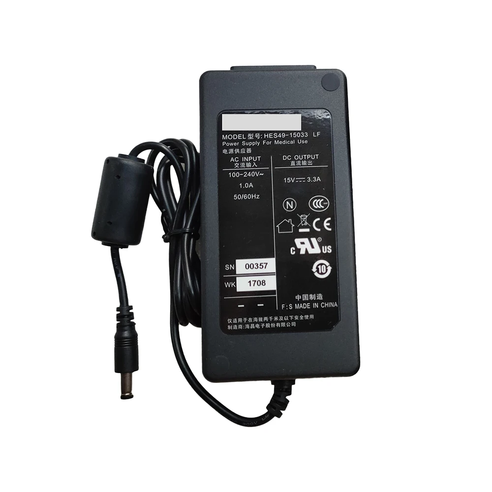 Ban Đầu HES49-15033 15V 3.3A 5.5X2.1Mm Bộ Chuyển Đổi Nguồn Điện Phù Hợp Với HiTRON 15V3.3A Chuyên Nghiệp Bằng Đồng Cao Cấp Tản Nhiệt Cung Cấp