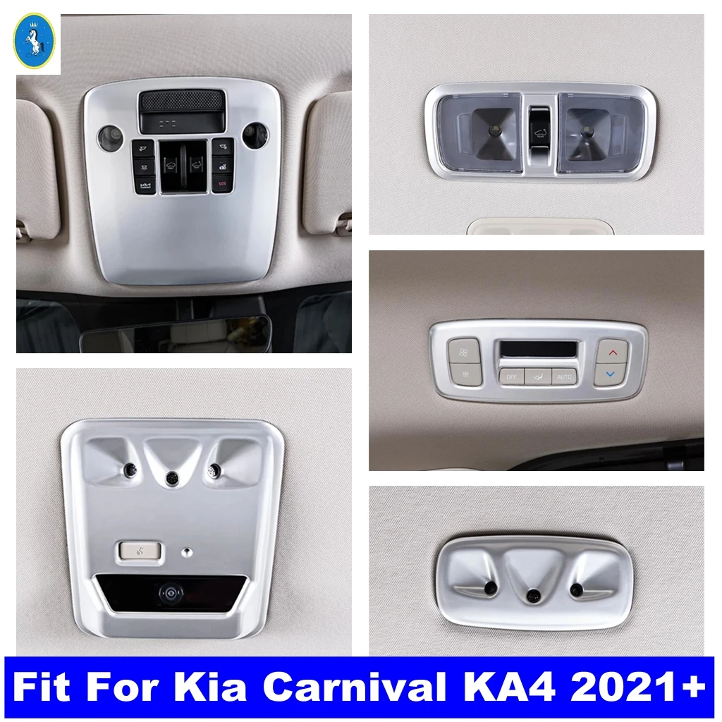 

For Kia Carnival KA4 2021 - 2024 Matte Reading Lights / Second Read Light / Rear Air Vent Panel Cover Trim Interior Accessories