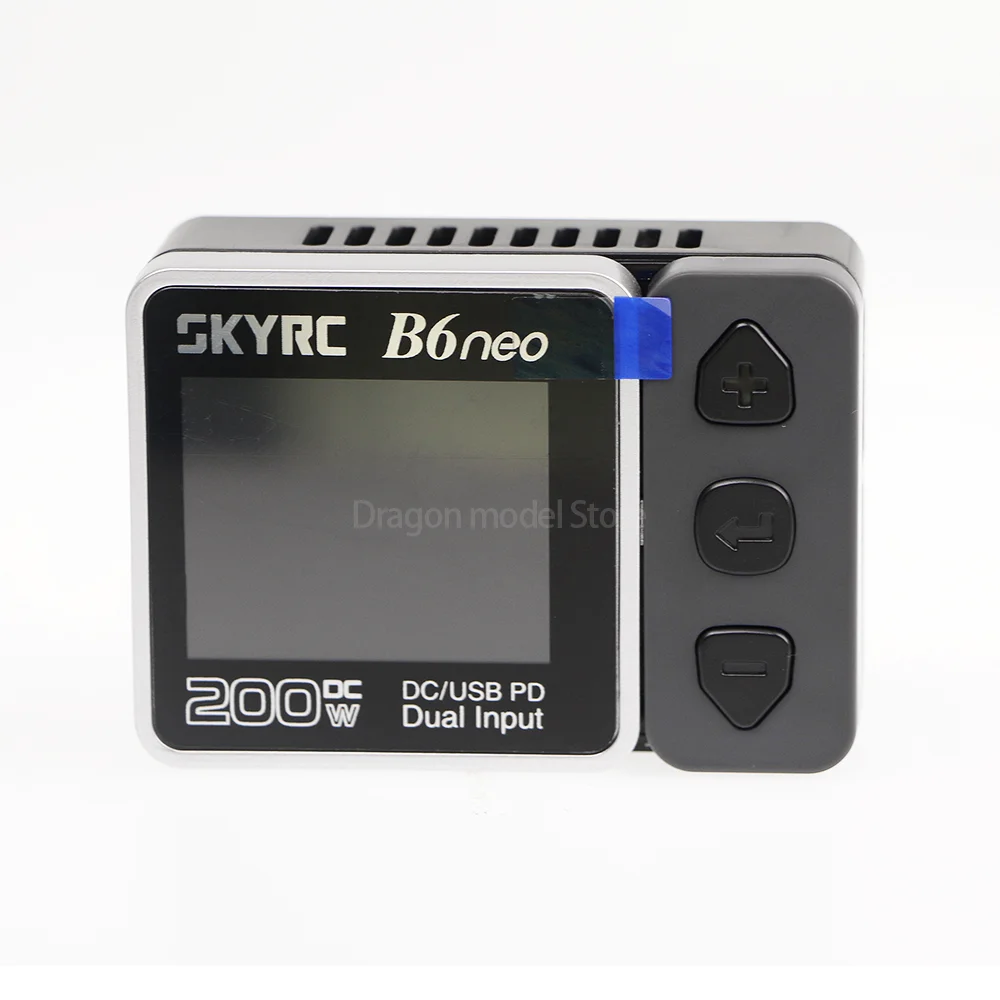 SKYRC B6neo Charger XT60/PD Dual DC Inputs 200W Charging Power SK-100198 For RC Car Model Aircraft Battery