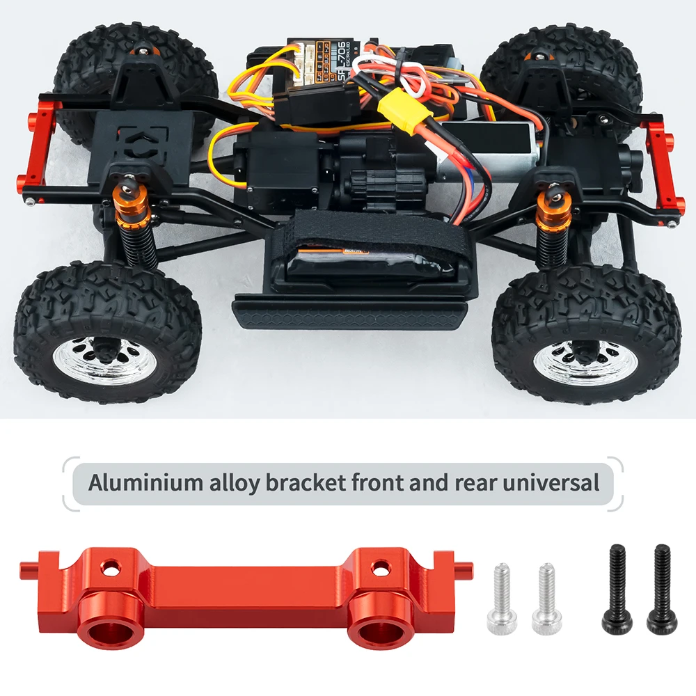 YEAHRUN عرافة محولات الكأس الخلفي سيرفو قوس جبل توجيه ربط الربط مجموعة ل HPI مشروع هايلكس 1/18 RC قطع غيار السيارات الملحقات