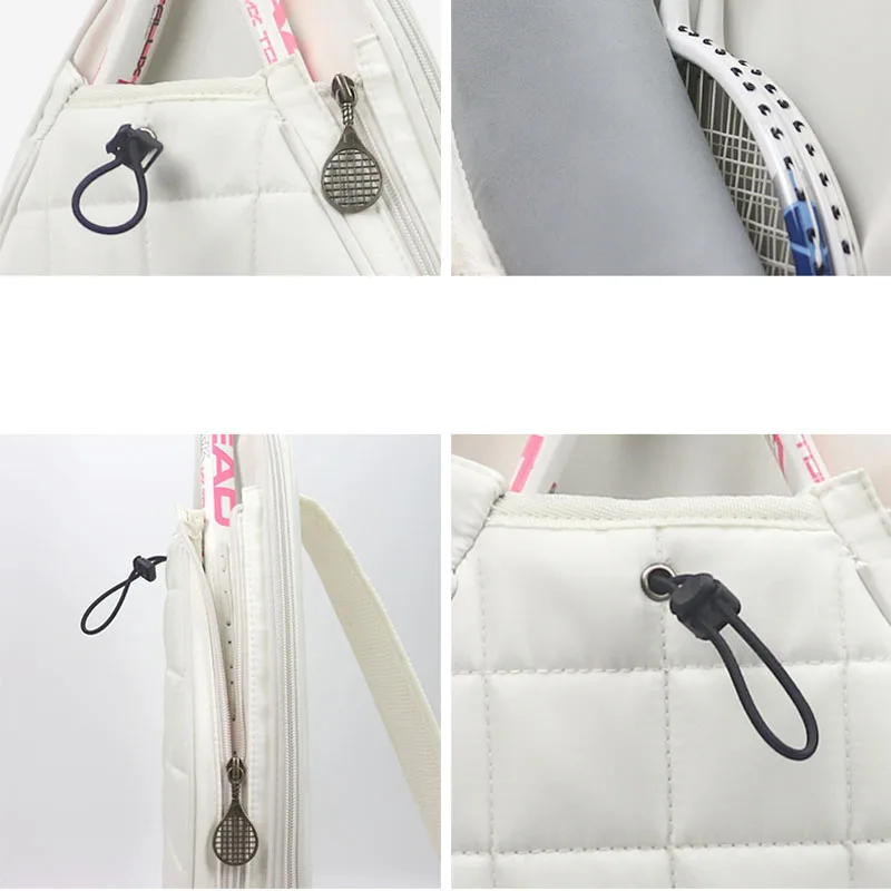 Portable White Tennis Bag GreatSpeed Women Tenis Shoulder Bag Adult Tennager Tenis Padel Squash Badminton Racket Storage Handbag