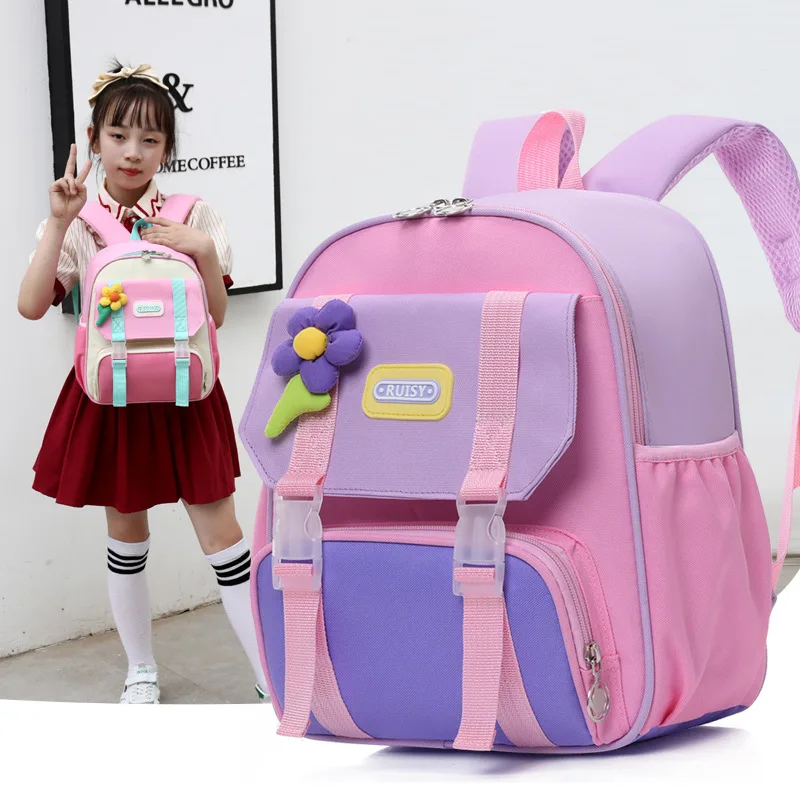 

Cute Lightweight Water Resistant Elementary Kindergarten Bookbags for Boys and Girls Double Shoulder School Bag Kids Backpacks