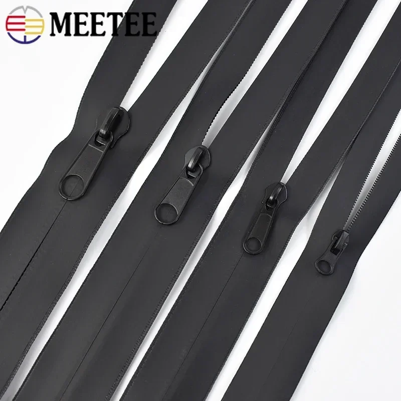 10/20/30/50Pcs 3# 5# 8# 10# Meetee Zipper Slider for Nylon Zippers Clothes Jacket Decoration Zip Head Bag Zips Puller Repair Kit