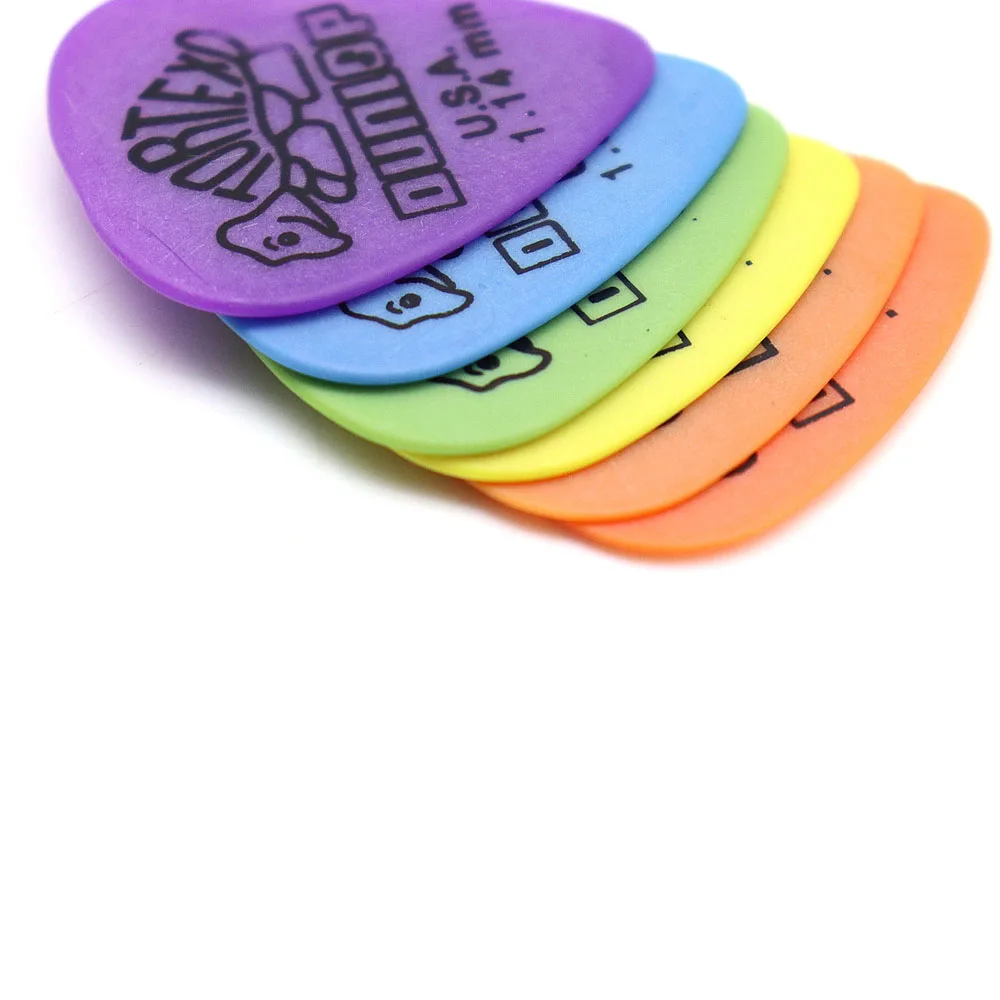 12pcs Guitar Picks Guitar Plectrum Electric Guitar Pick Accessories Thickness 0.5mm,0.6mm,0.73mm,0.88mm,1.0mm,1.14mm