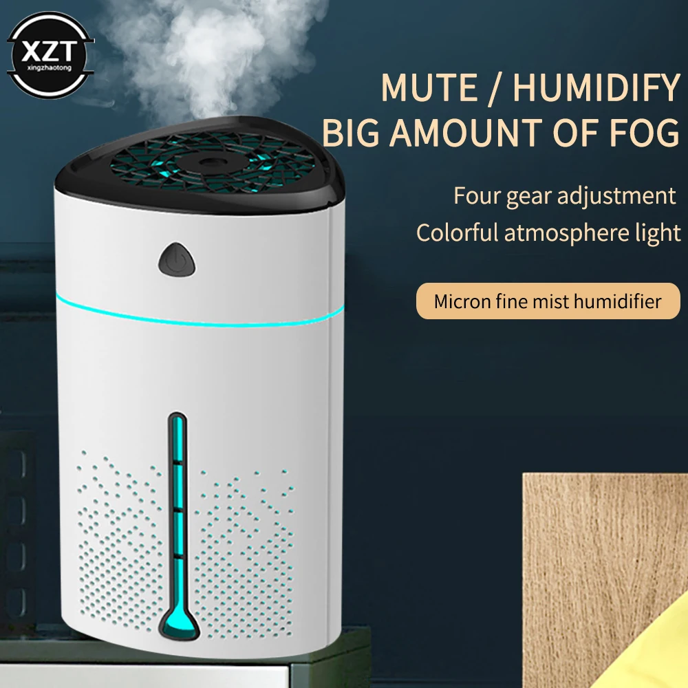 USB Desktop Humidifier Home Mini Atomizer LED Night Light Desk Top Aromatherapy Machine Car Humidifier