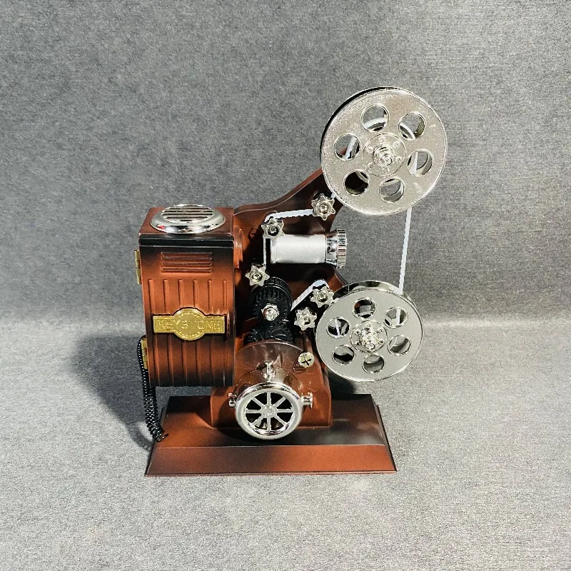 Retro and nostalgic vintage wind up projector music box music box music box home decoration ornament boy birthday gift