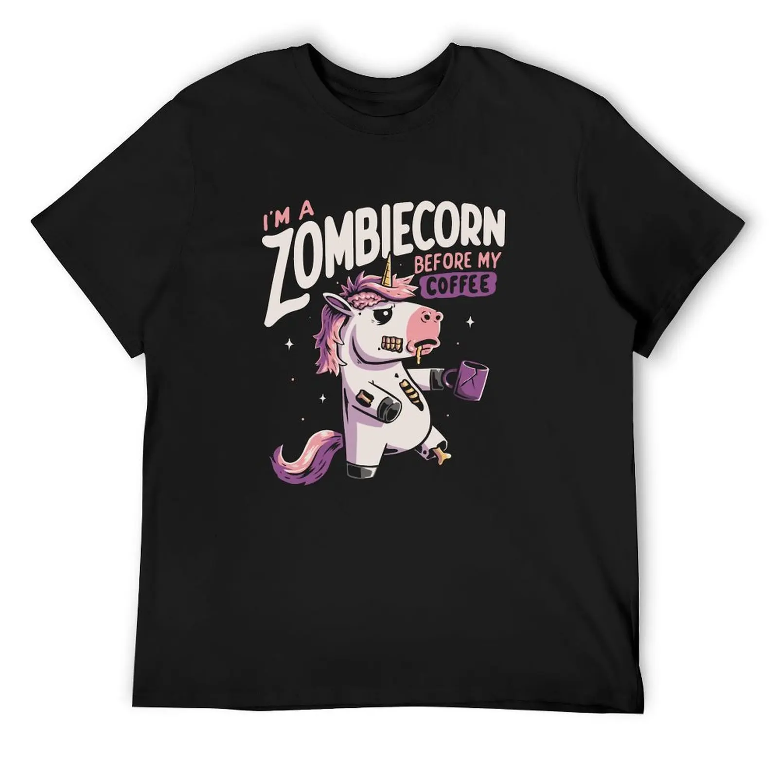 

Zombiecorn - Cute Zombie Unicorn Coffee Gift T-Shirt tops man t shirt sports fans heavyweights anime shirts men