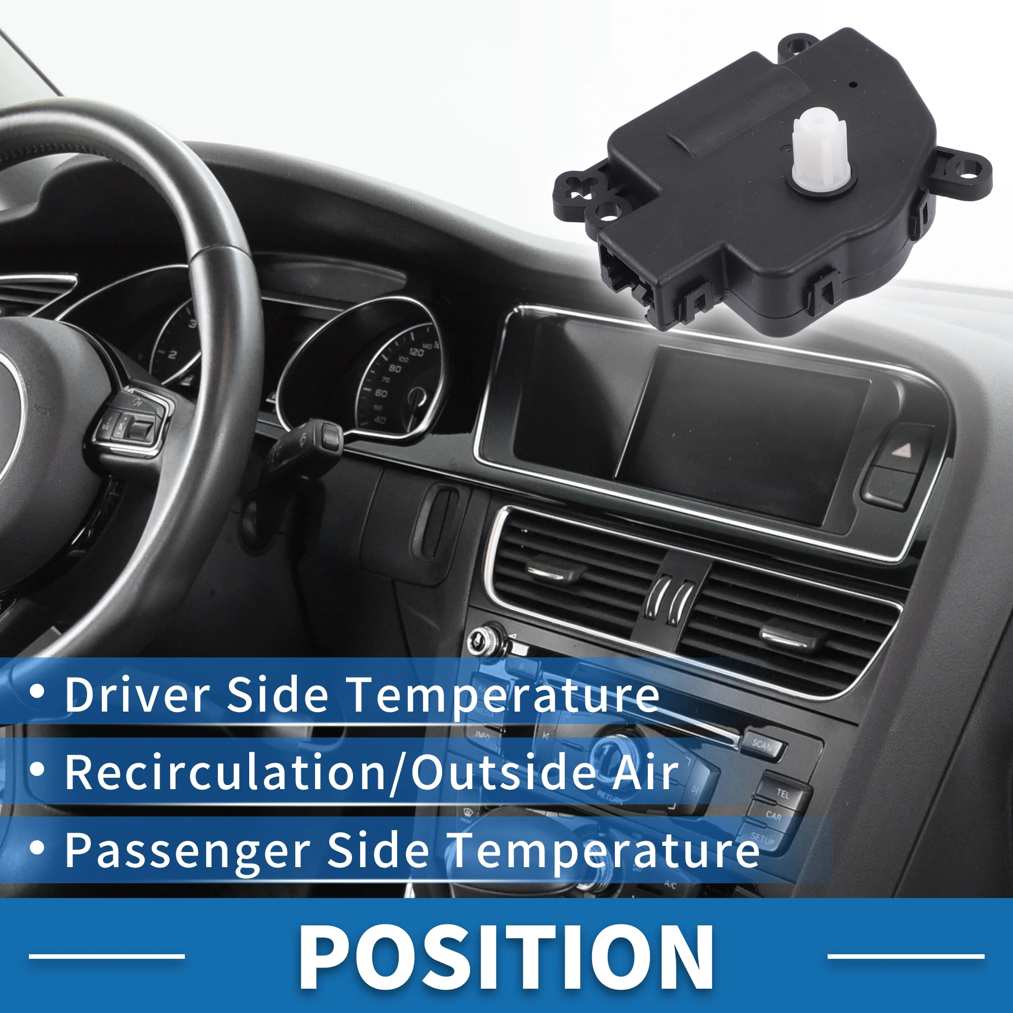 

UXCELL No 27443EA010 Автомобильный привод двери смеси обогревателя HVAC для Nissan Frontier 2005-2008