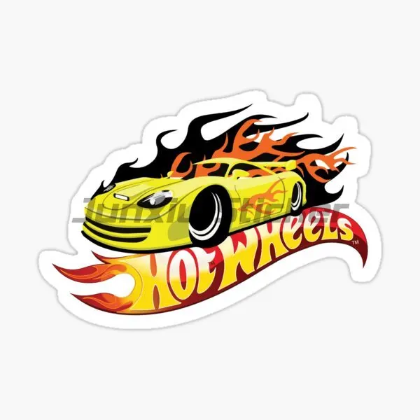 Hot Wheel Stickers Racing Helmets Waterproof Motorcycle Car Bumper Laptop Wall Window Truck Decals Customizable