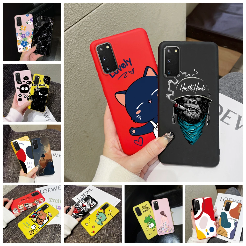 Case For Samsung Galaxy S20 FE Case S20 Ultra Soft Silicone Back Cover Phone Case For Samsung S20 FE S 20 Plus Case Cute Fundas