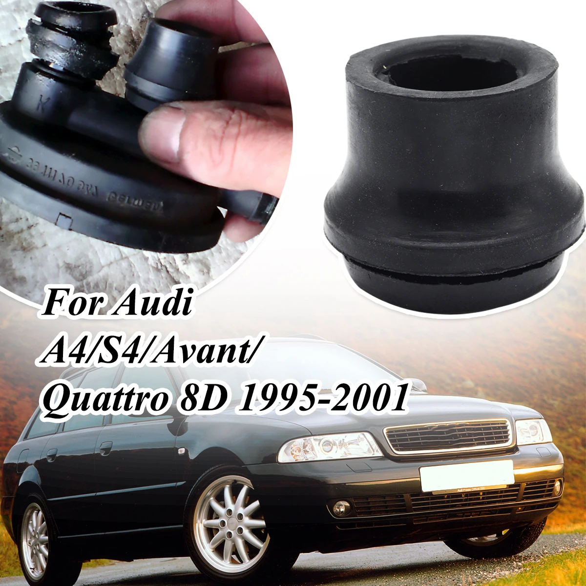 

For Audi A4/S4/Avant/Quattro 8D Rocker Valve Cover Grommet Oil Filler Seal Breather Cylinder Crankcase Ventilation Rubber Gasket