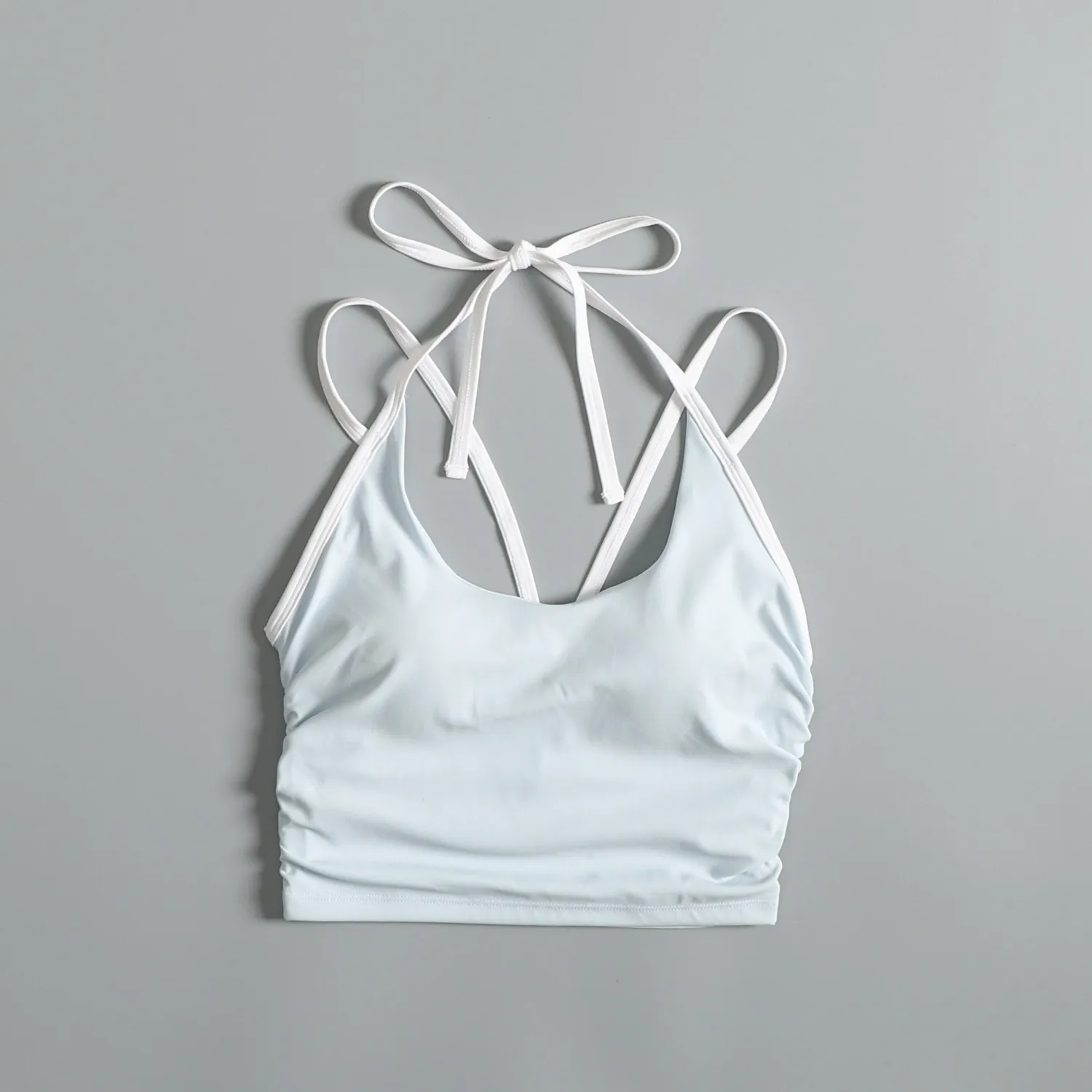 Sexy back sports bra for women summer all-in-one yoga workout bra for outer wear running shock-absorbing quick-drying vest