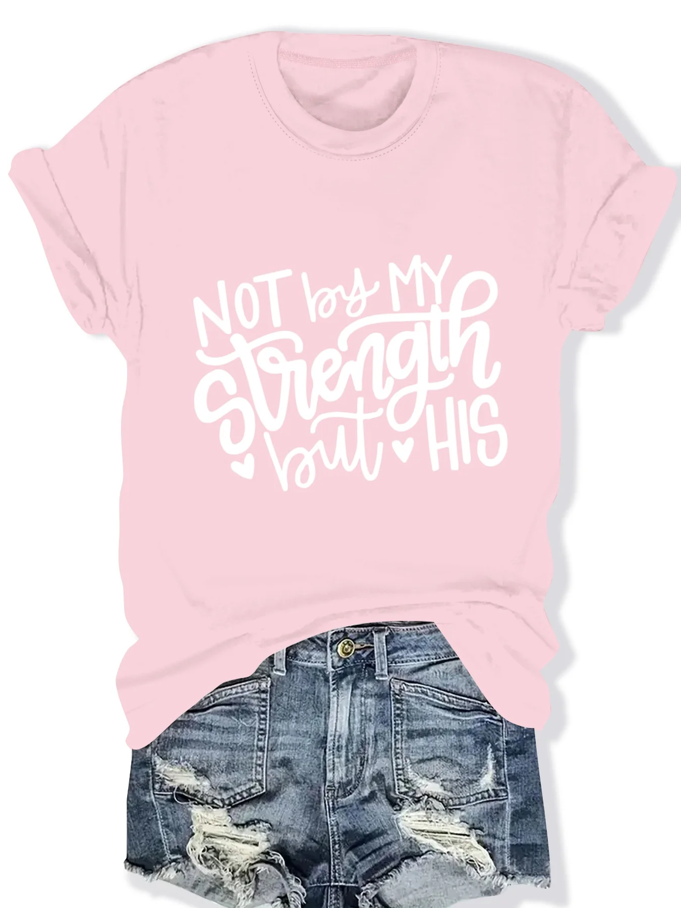 

Fashionable Letter Pattern Print round Neck Short Sleeve Top for Women Stylish Casual Graphic T-Shirt